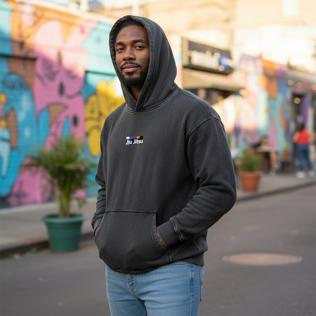 Müller JIU JITSU Washed Hoodie – Müller Project