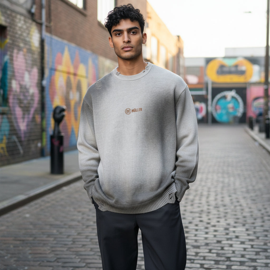 Müller Ripped Crewneck
