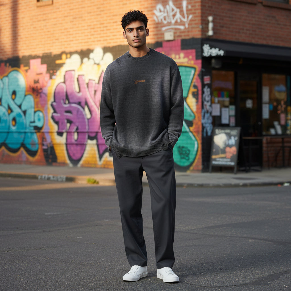 Müller Ripped Crewneck